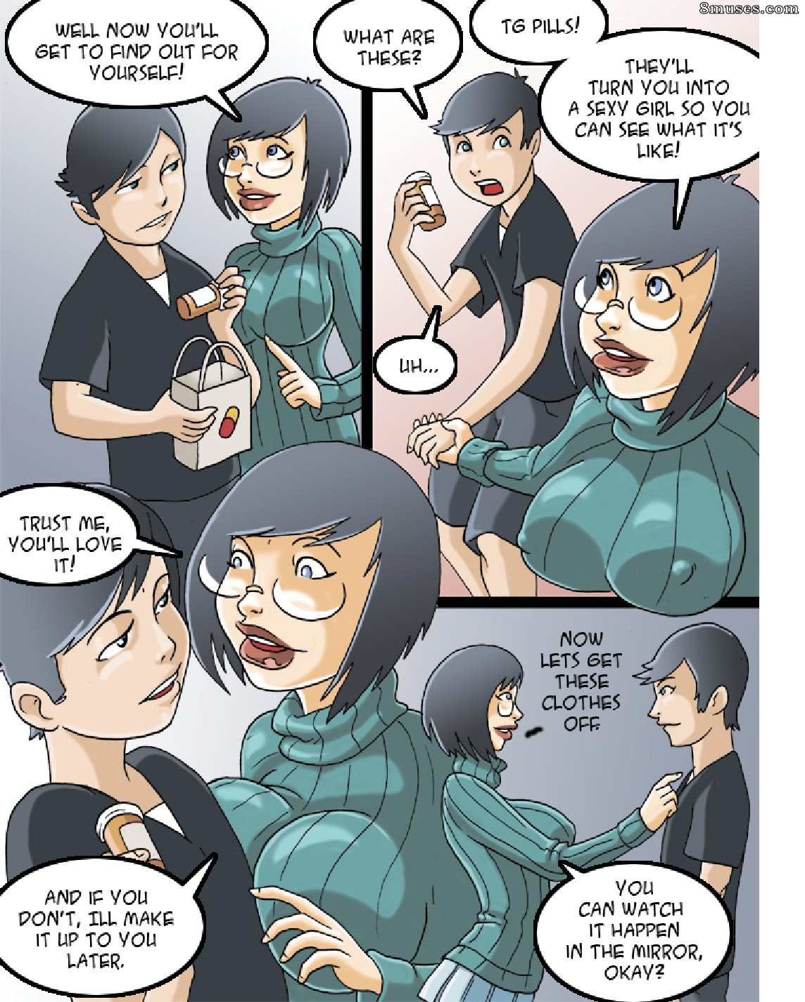 SnakeTrap Comics - Sex Change Pills - Page 4
