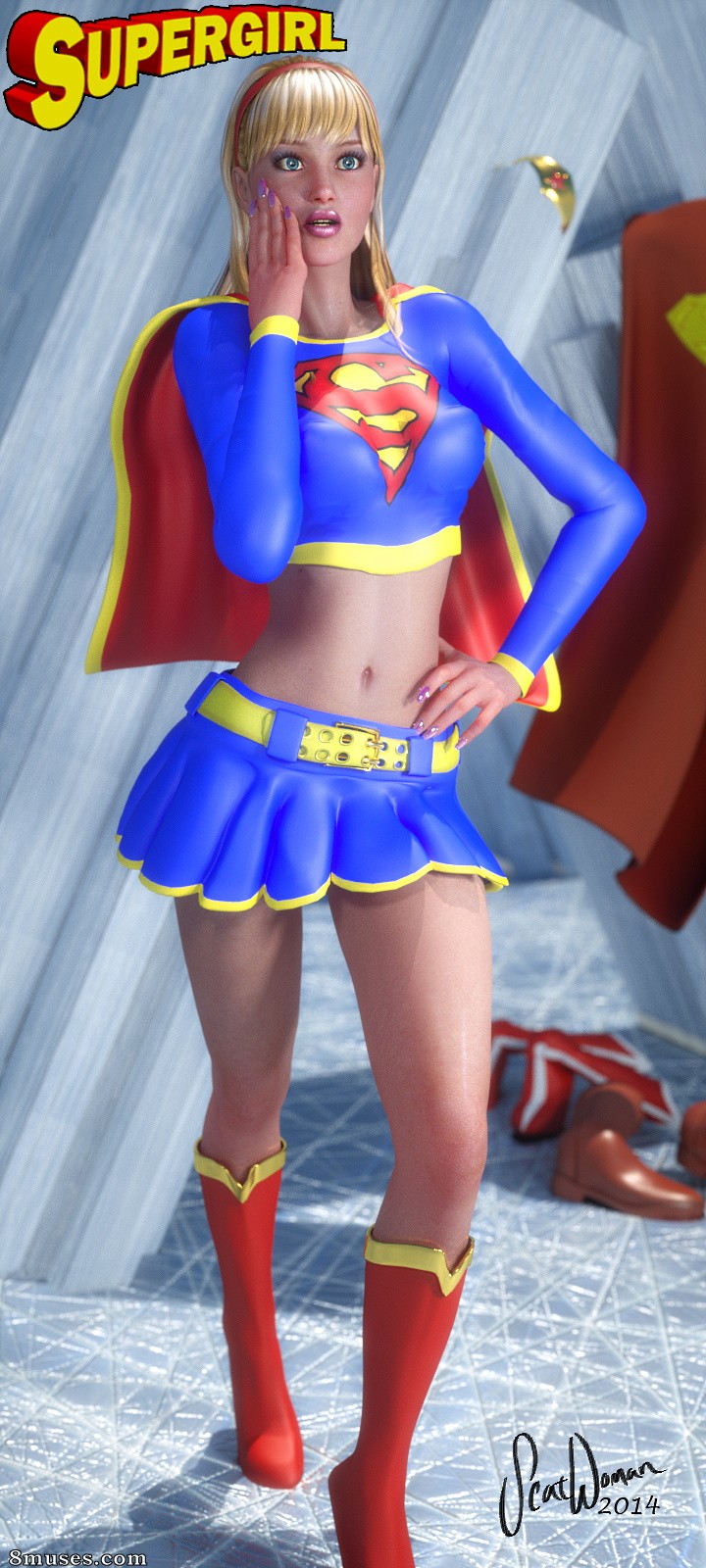 MiriamGarrity - Supergirl’s Cumming of Age - Page 1