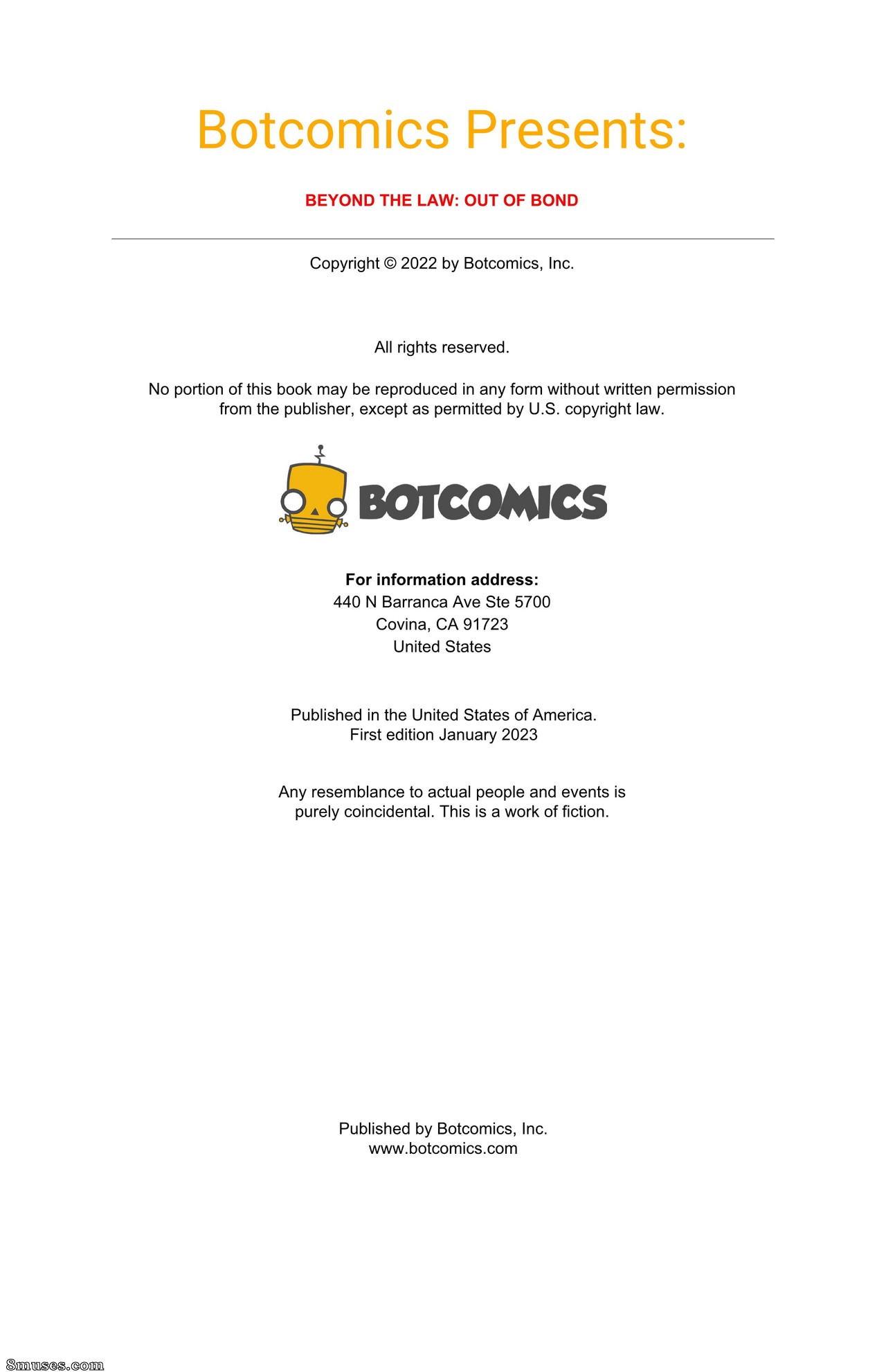 Beyond the Law  - Out of Bond - Issue 1 - Page 2
