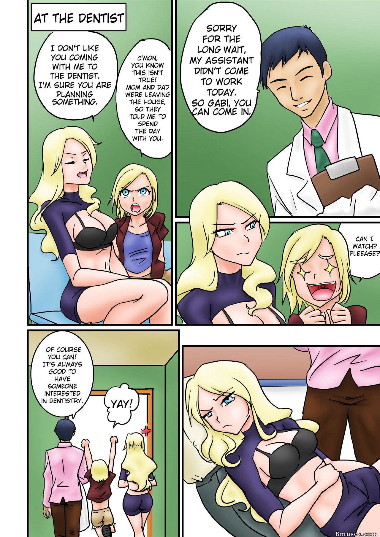 Aya Yanagisawa Comics - Fun in the Dentist - Page 1