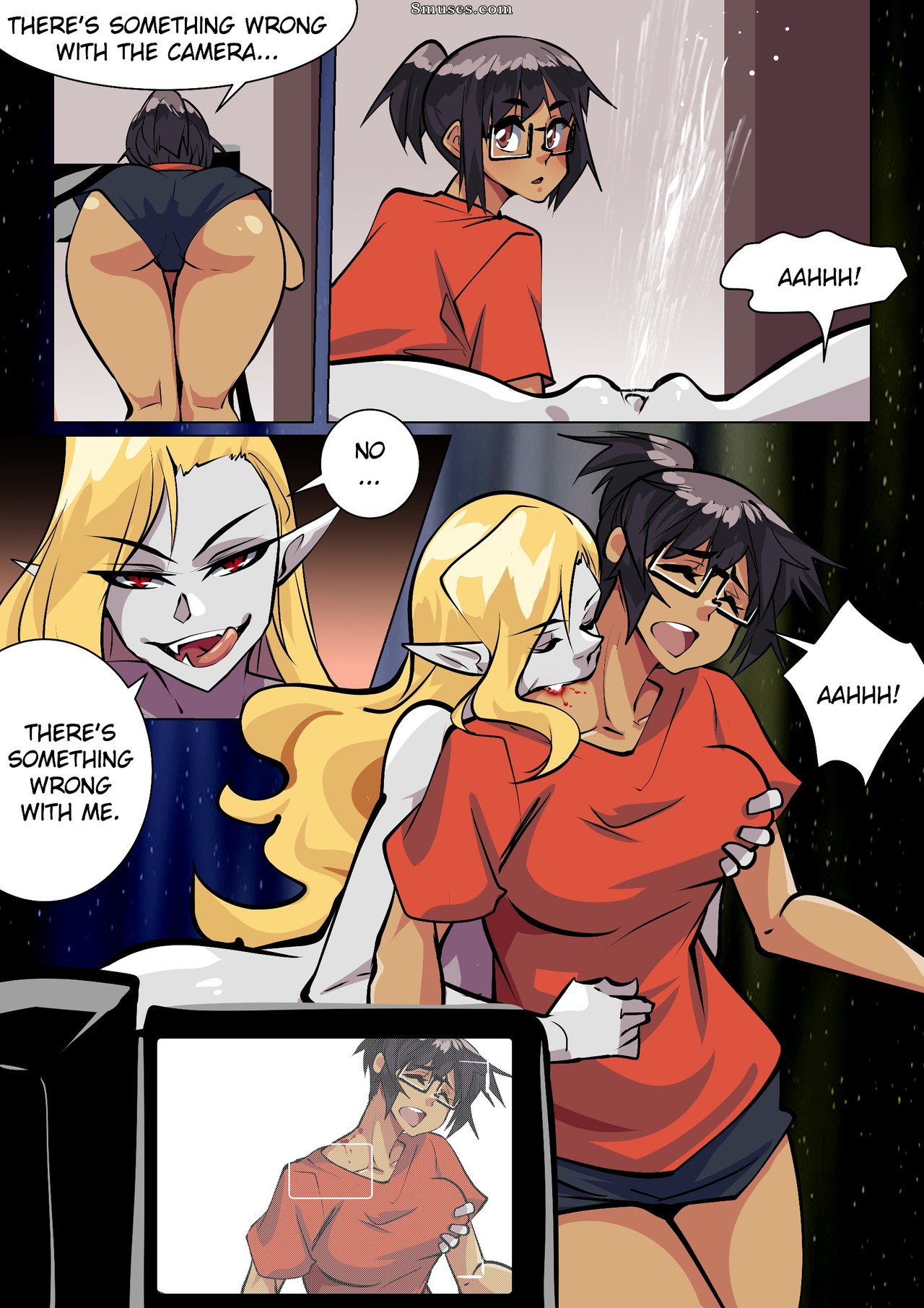 Aya Yanagisawa Comics - Vampirizado na câmera - Página 8