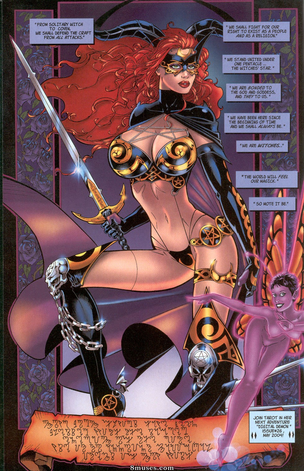 BroadSword Comics - Tarot - A bruxa da rosa negra 025 - Página 26