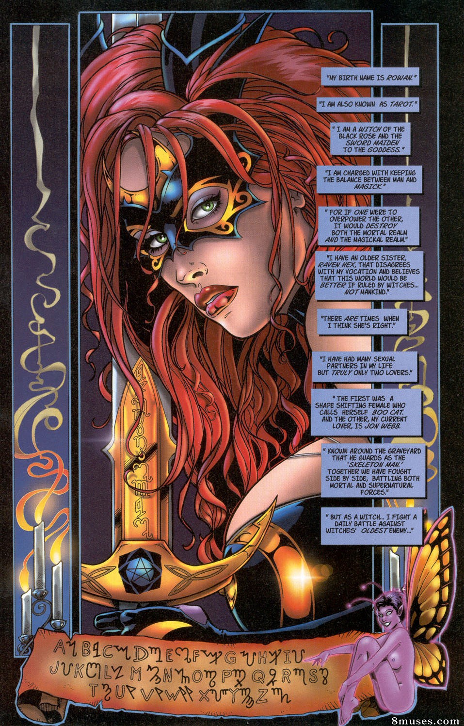 BroadSword Comics - Tarot - Witch of the Black Rose 025 - Page 5