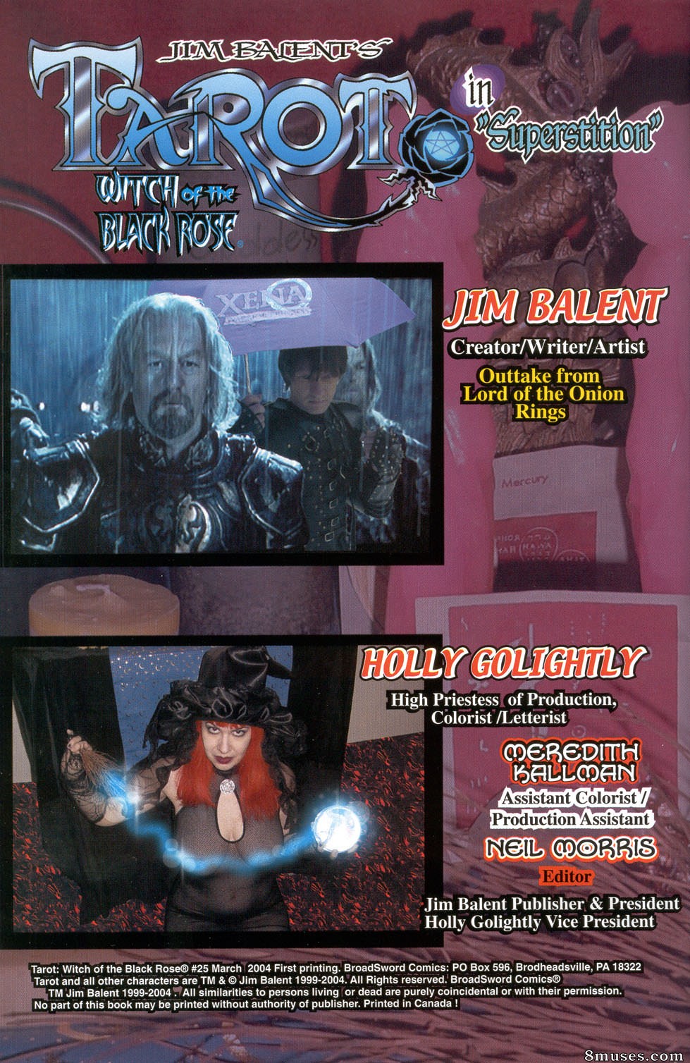 BroadSword Comics - Tarot - Witch of the Black Rose 025 - Page 2