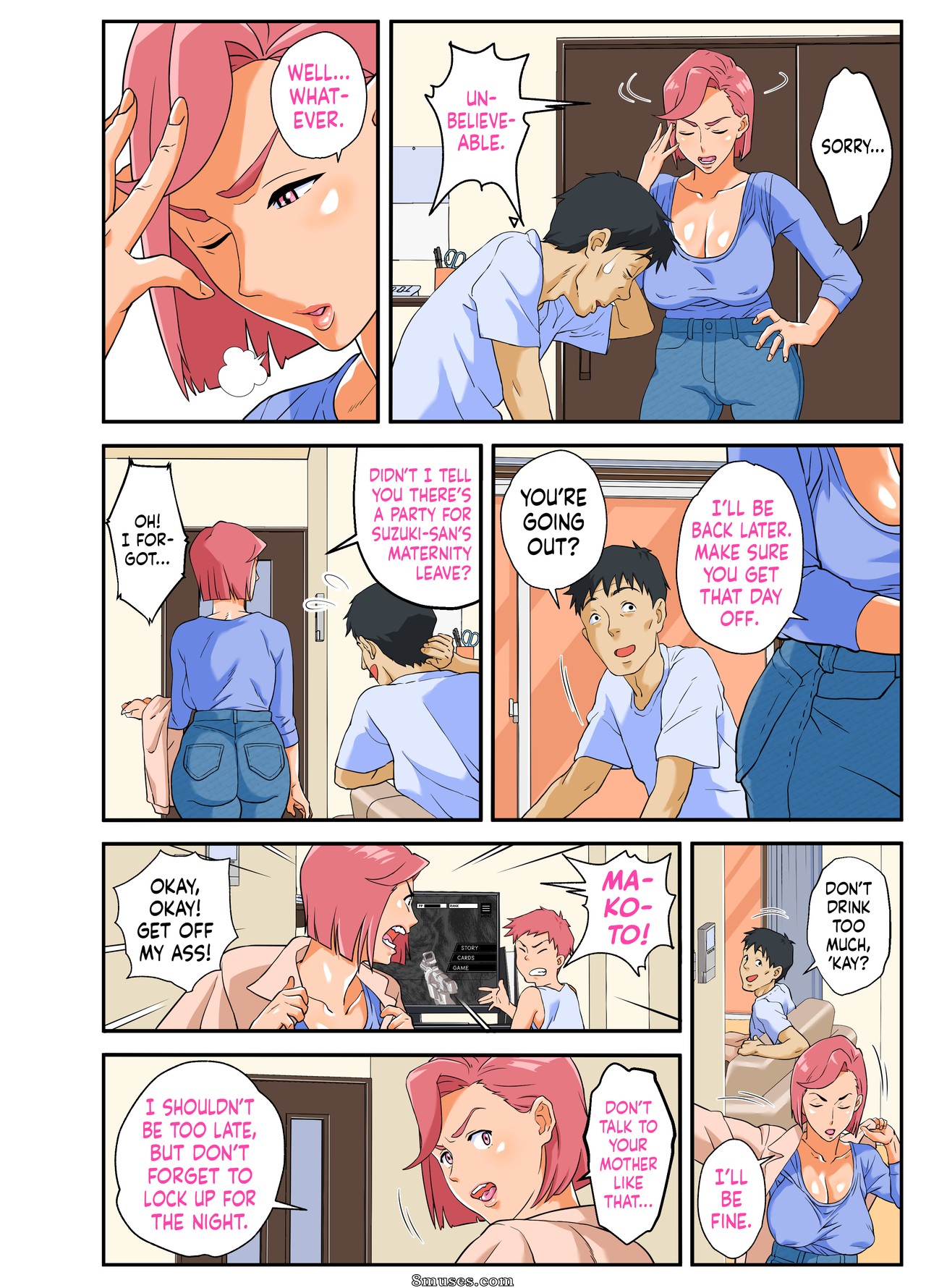 Itsuki Touma - Konbini Uwaki Tsuma.  Busty, Cheating, Mini-Mart Wife - Page 6