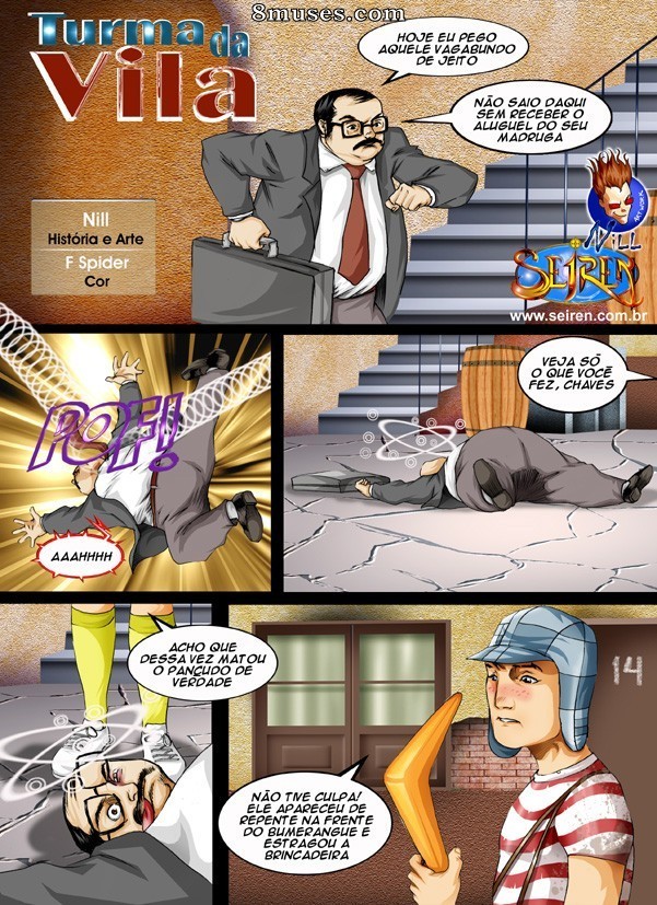 Seiren.com.br Comics - Turma da vila - Página 2