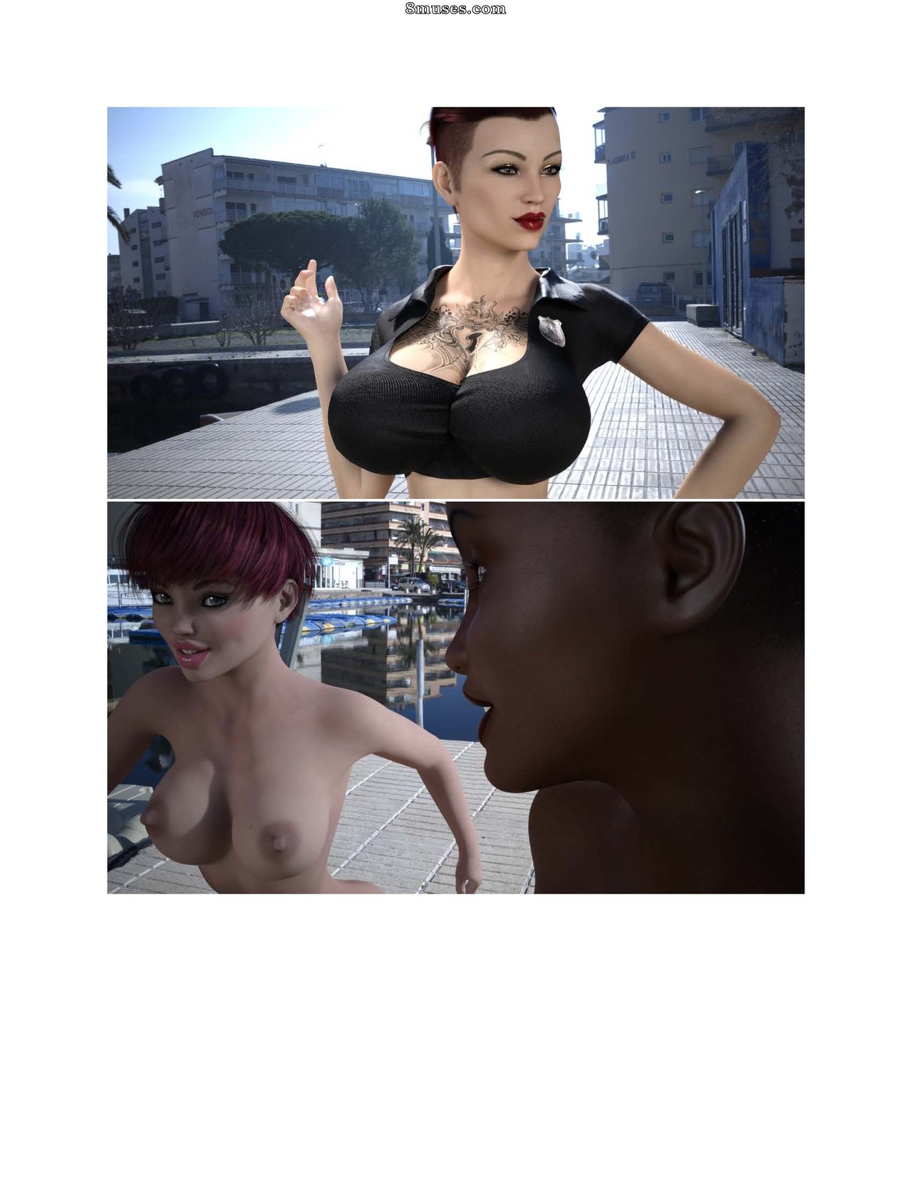 NunYa - Water Gets Her Wet - Page 1