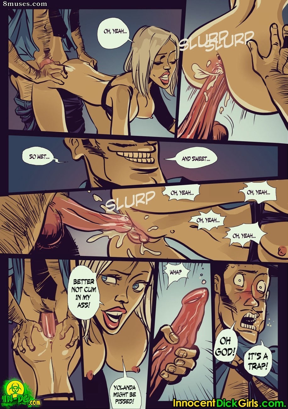Innocent Dickgirls Comics - Bank Bank Baby - Page 8
