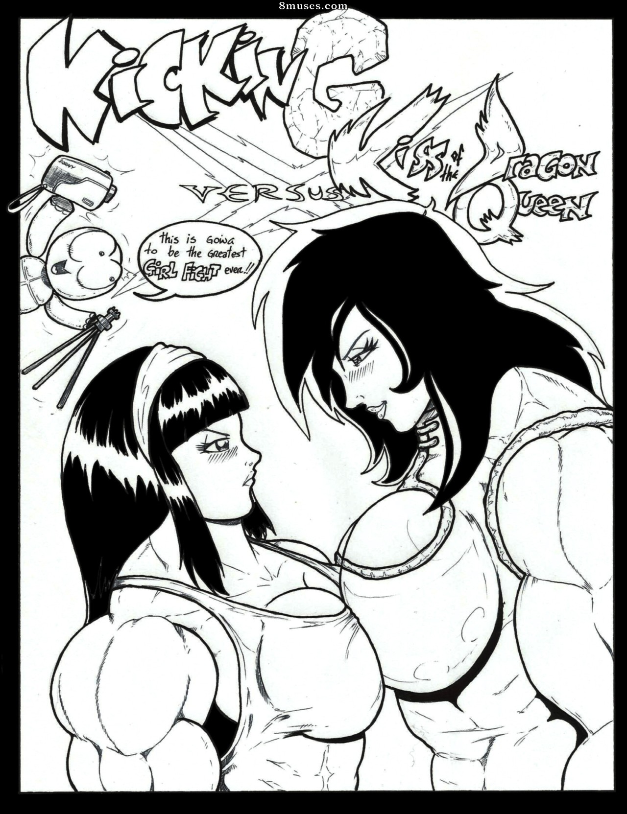 Kickin G Versus Dragon Queen - Issue 2 - Page 1