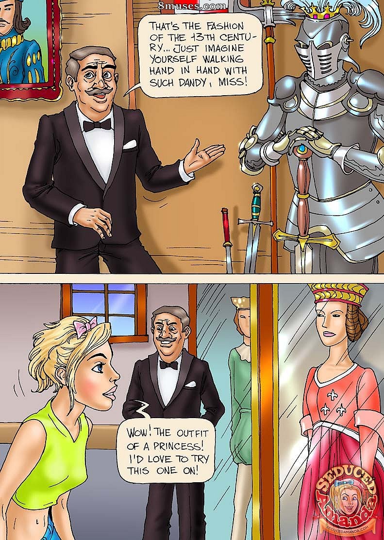 Seduced Amanda Comics - A Candlelit Dinner - Page 2