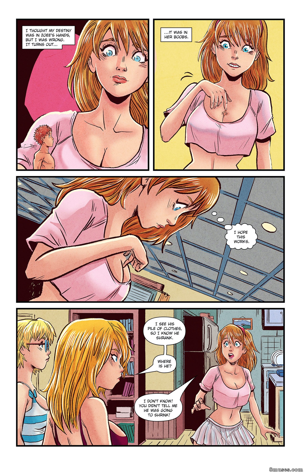 Page 3 | Giantess-Fan-Comics/Freshman-Giantess/Issue-2 | 8muses - Sex Comics