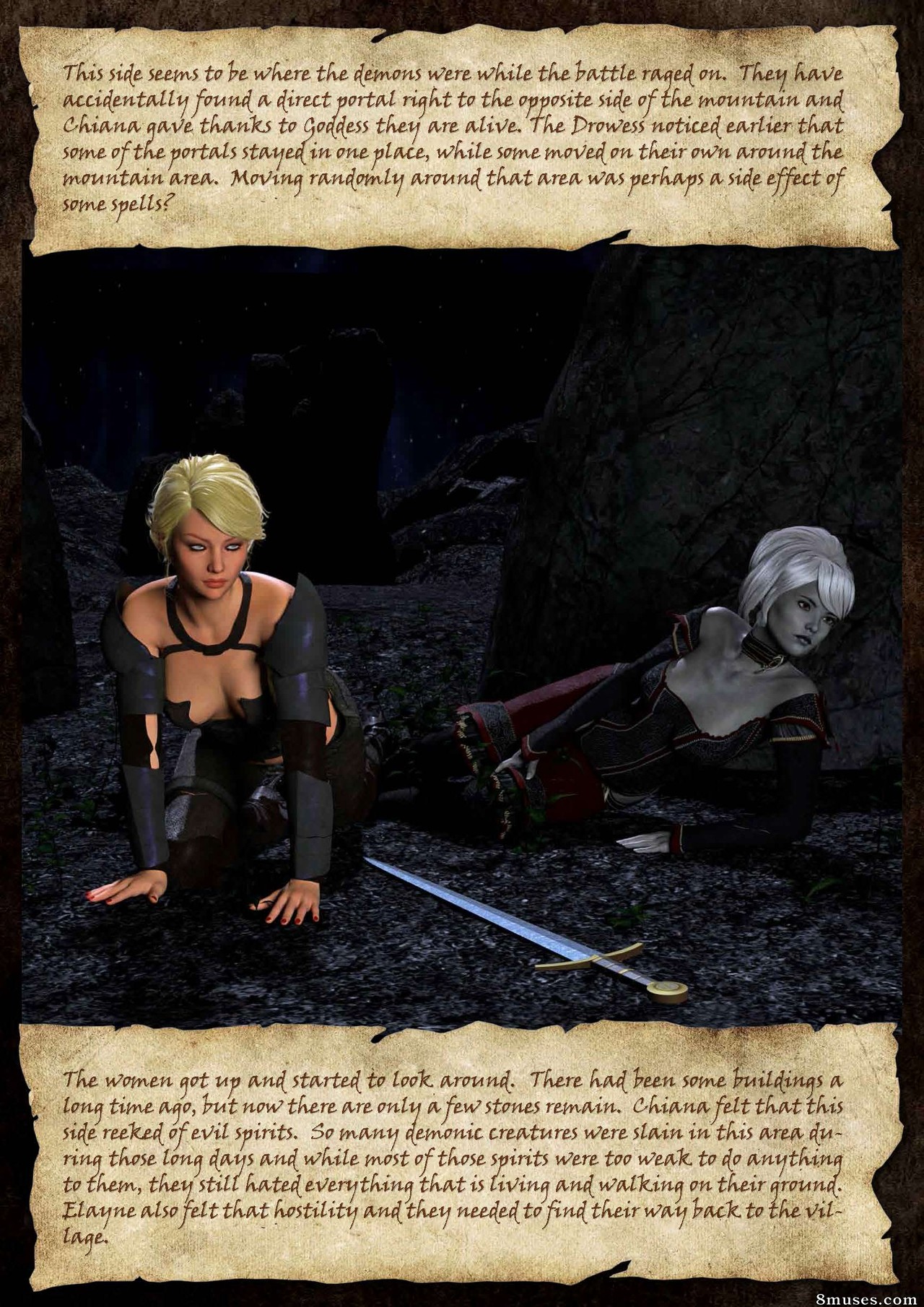 Knight Elayne - Forbidden Areas - Story - Page 19