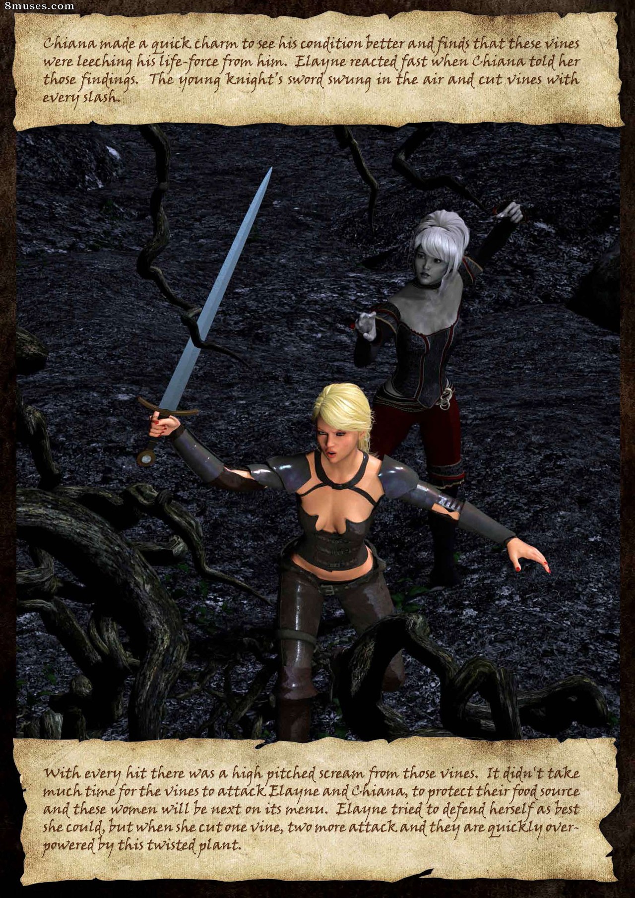 Knight Elayne - Forbidden Areas - Story - Page 22