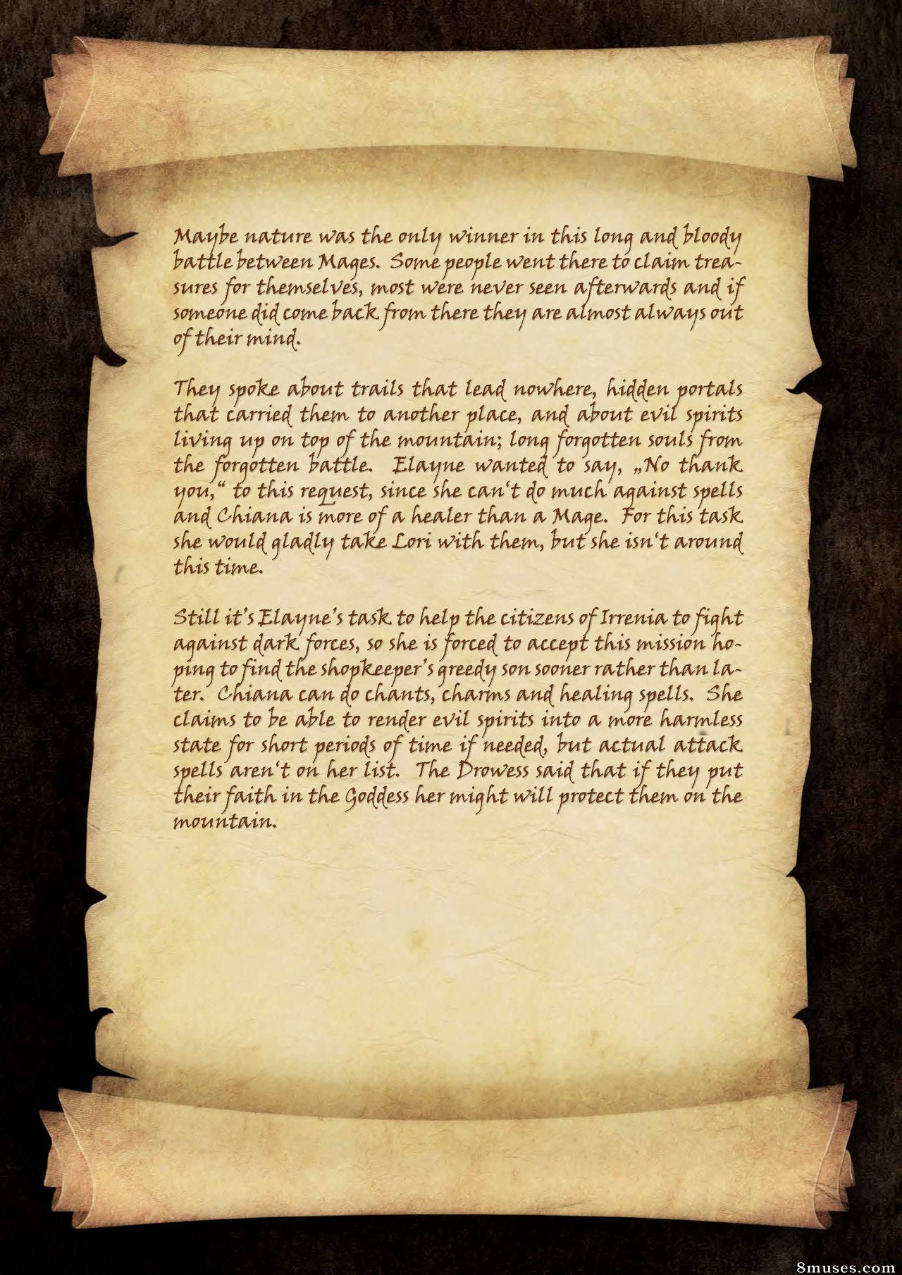 Knight Elayne - Forbidden Areas - Story - Page 3