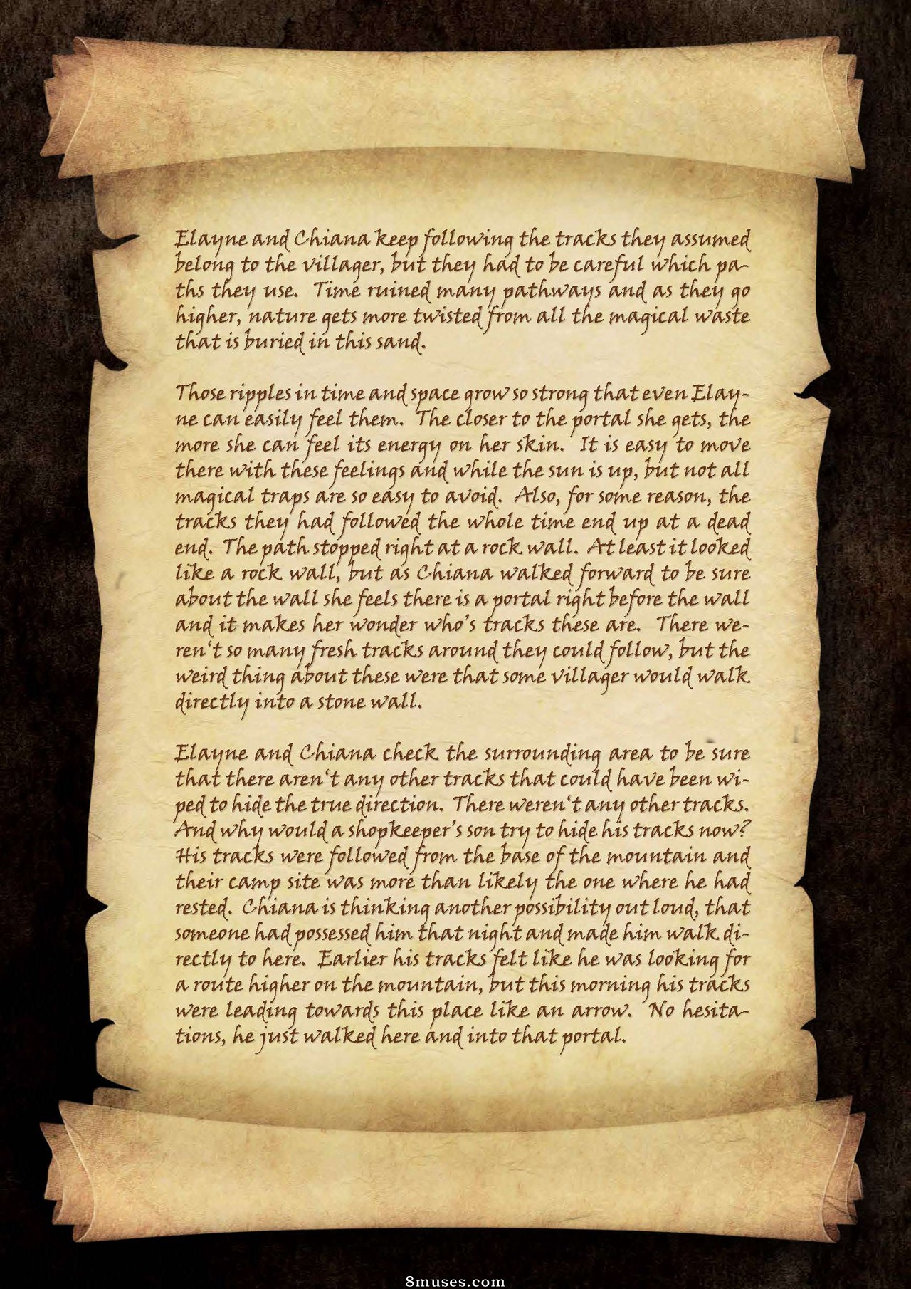 Knight Elayne - Forbidden Areas - Story - Page 14