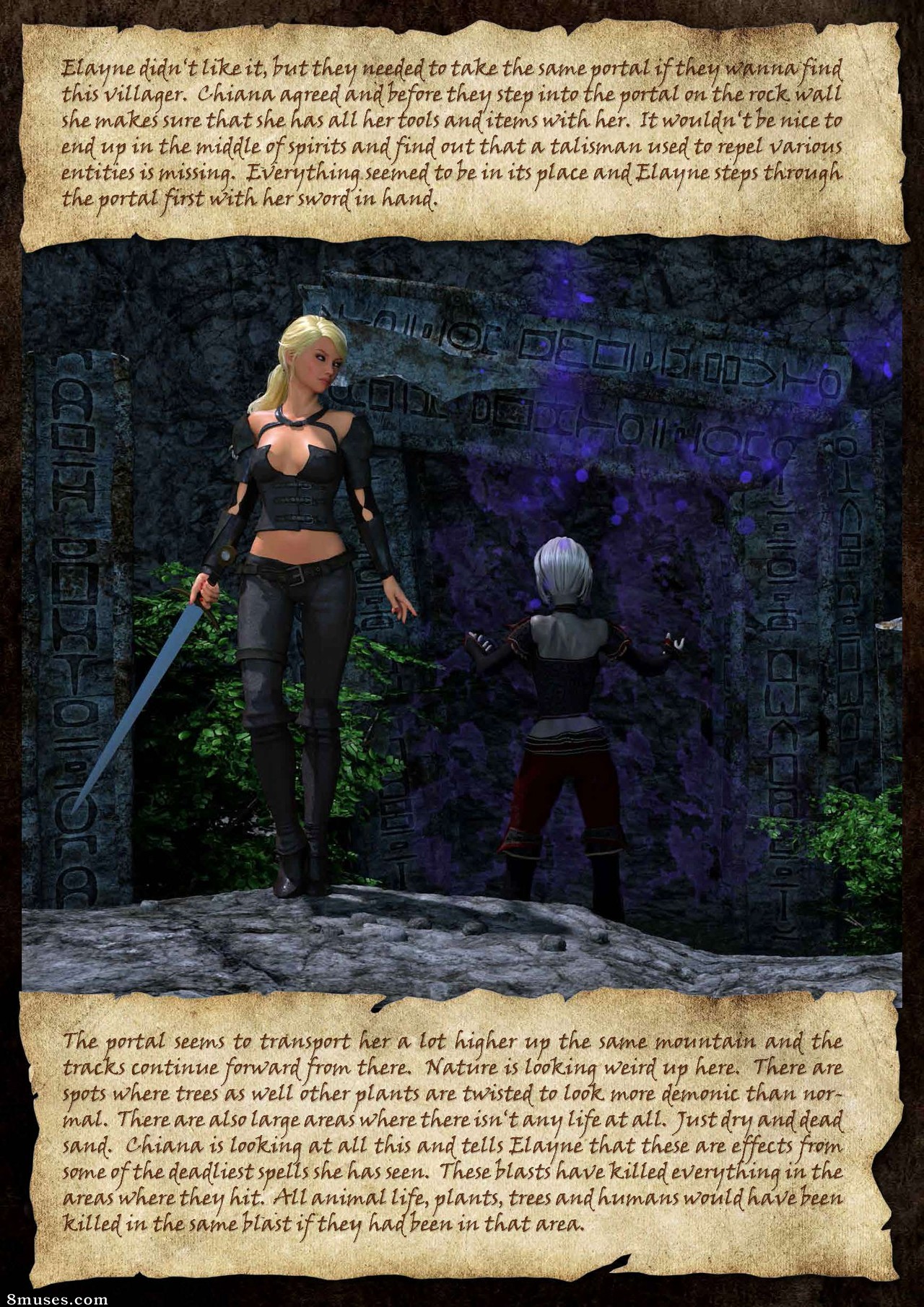 Knight Elayne - Forbidden Areas - Story - Page 15