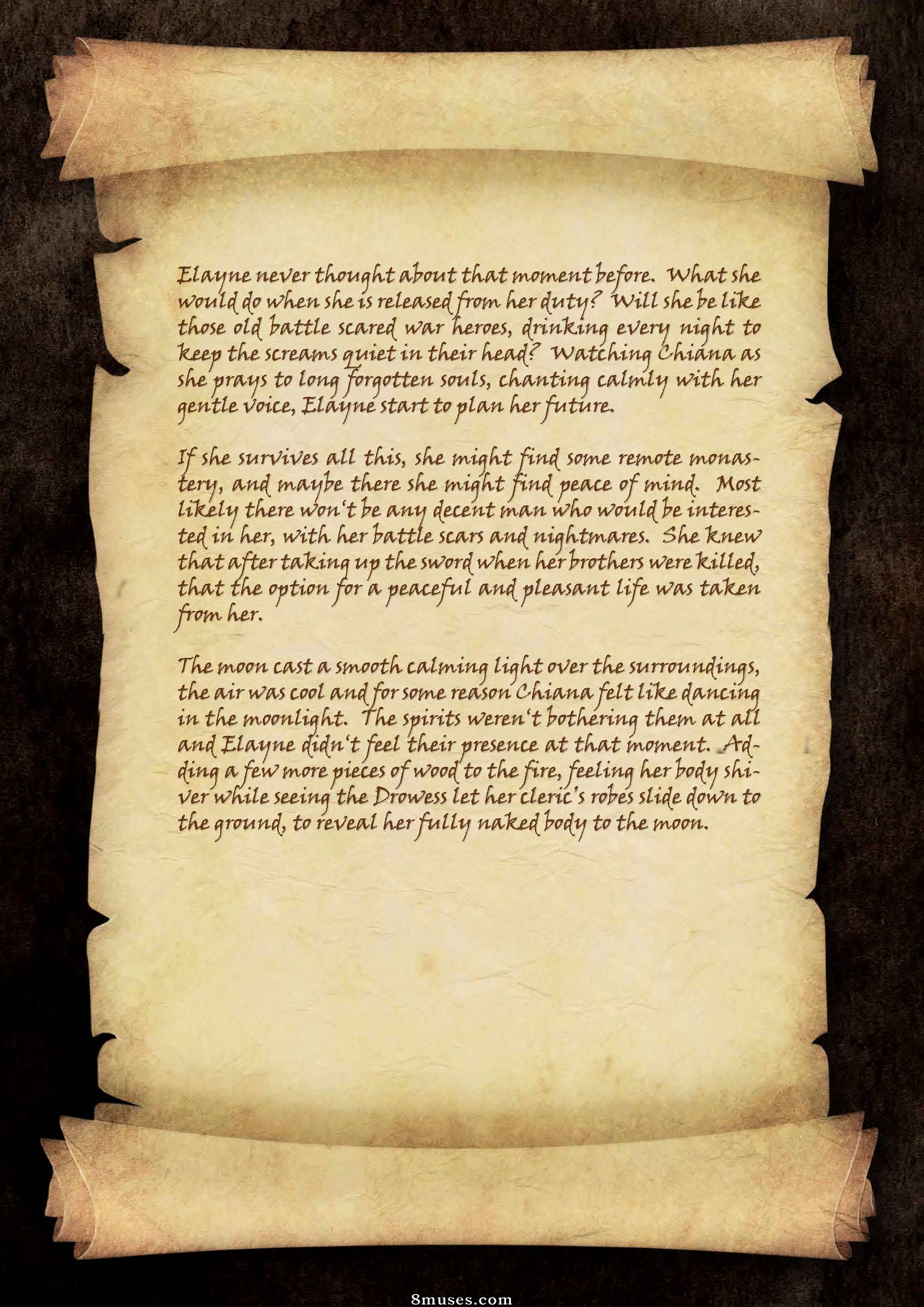 Knight Elayne - Forbidden Areas - Story - Page 8