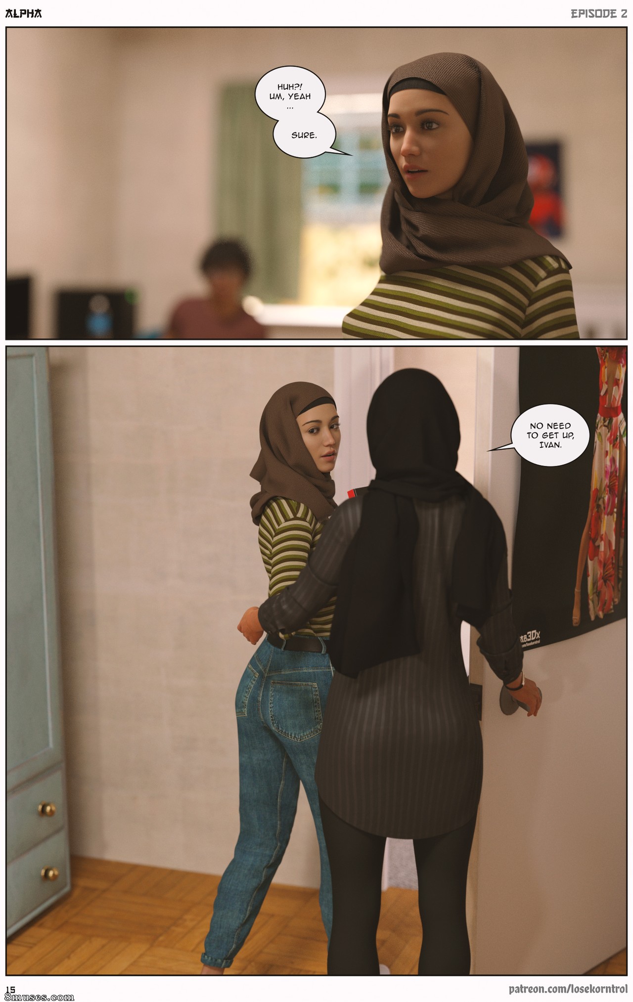 Page 16 | Various-Authors/Hijab-3DX-LoseKorntrol/Alpha/Issue-2 | 8muses -  Sex Comics