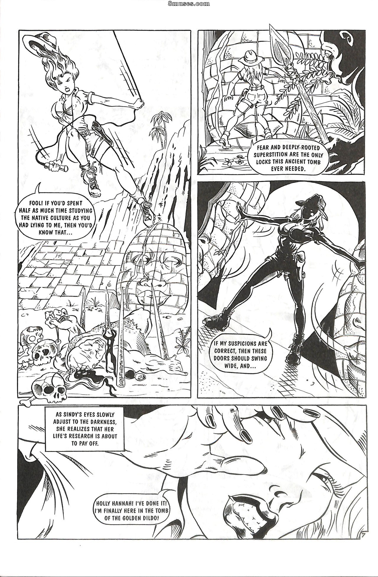 Sindy-Anna gémit - Quête du dildo en or - Numéro 1 - Page 10