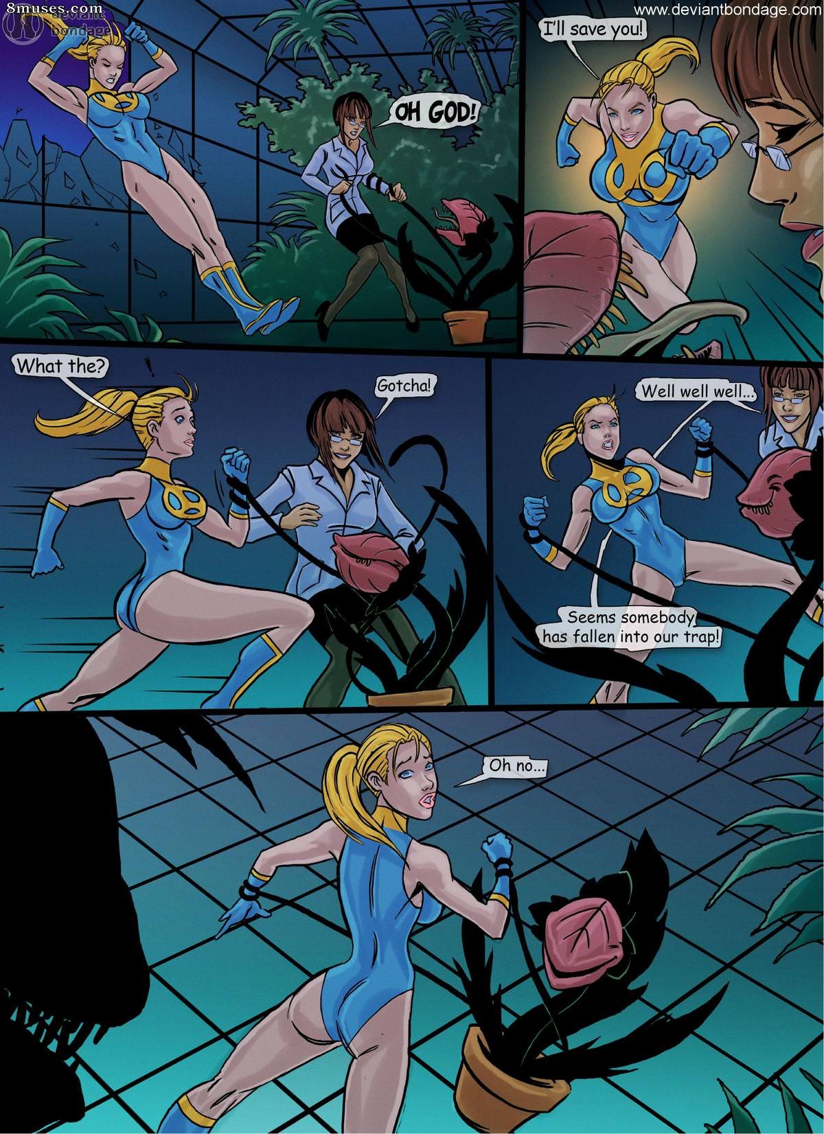 Red Hot Heroines Comics - Les ennuis de Lunagirl au jardin botanique - Page 2