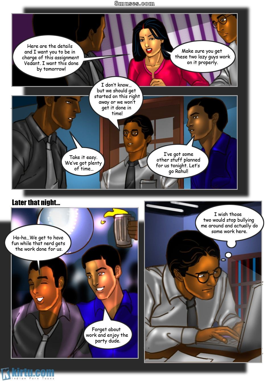 Kirtu.com Comics - Savita Bhabhi - Episode 29 The Intern - Page 10