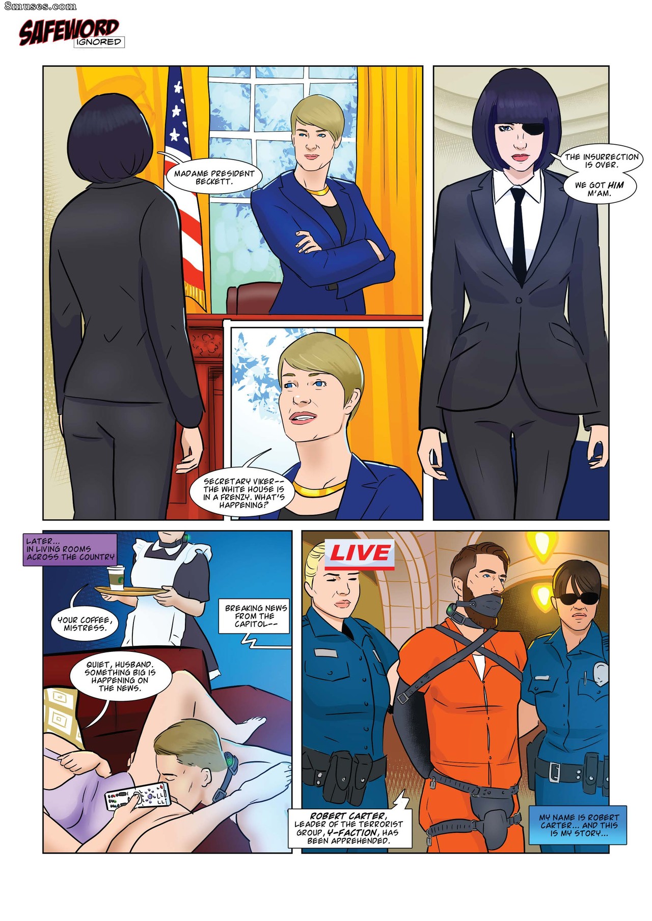 Safeword Ignored Comics - Planet of the Women - Page 1
