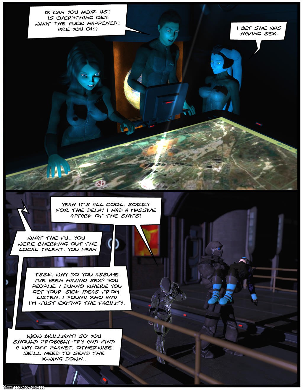 Page 37 | Project-Bellerophon-Comics/09-Dive-into-the-Dark | 8muses - Sex  Comics