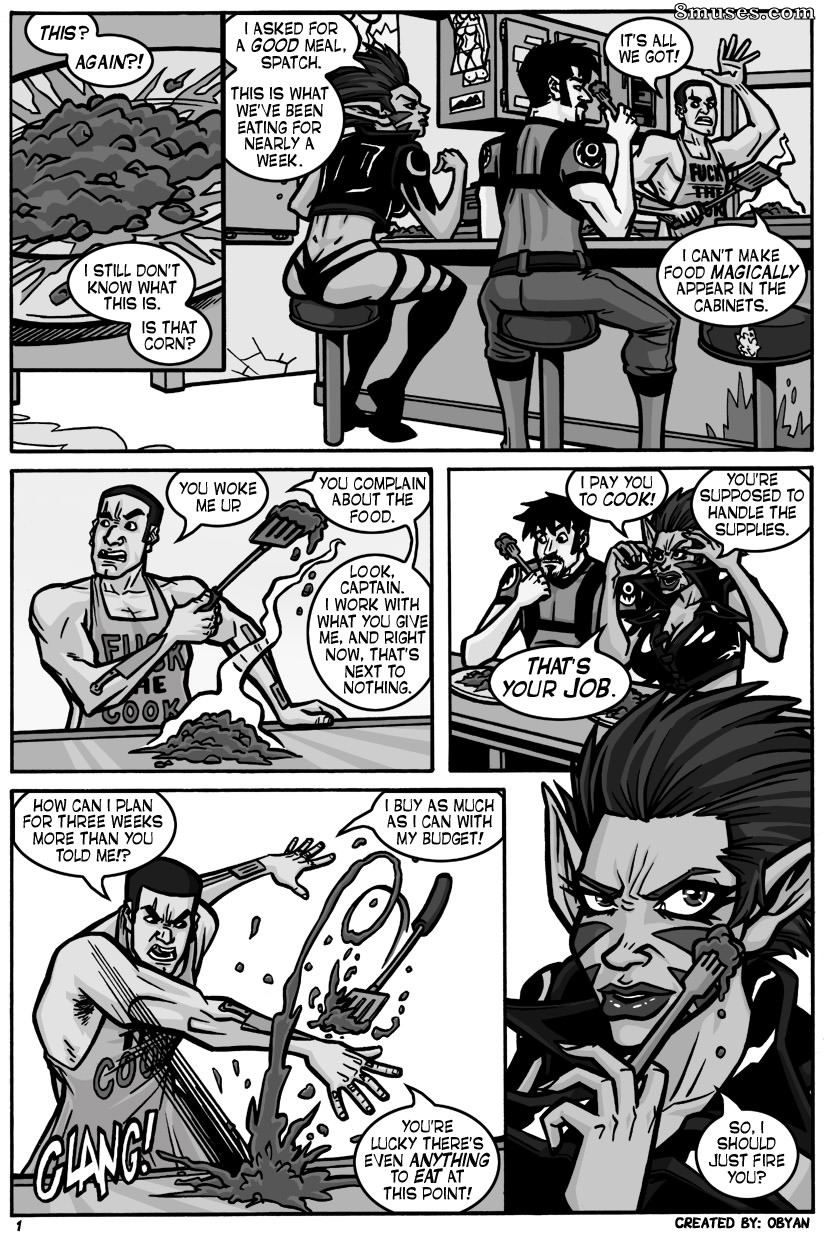 Obyan Comics - Black Comet Pirates - Just Desserts - Page 1