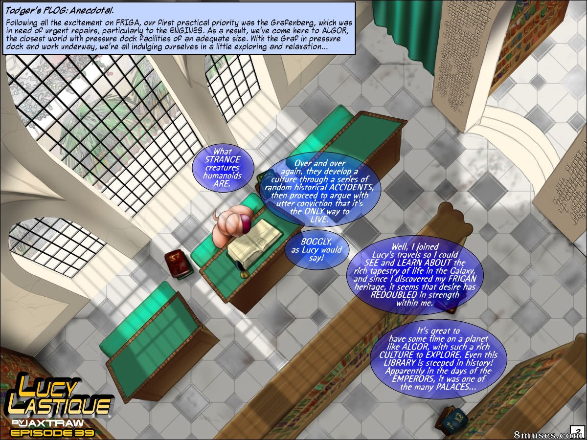 Jaxtraw Studios Comics - Lucy Lastique - 08 - Esclaves filles d'Algor - Page 2