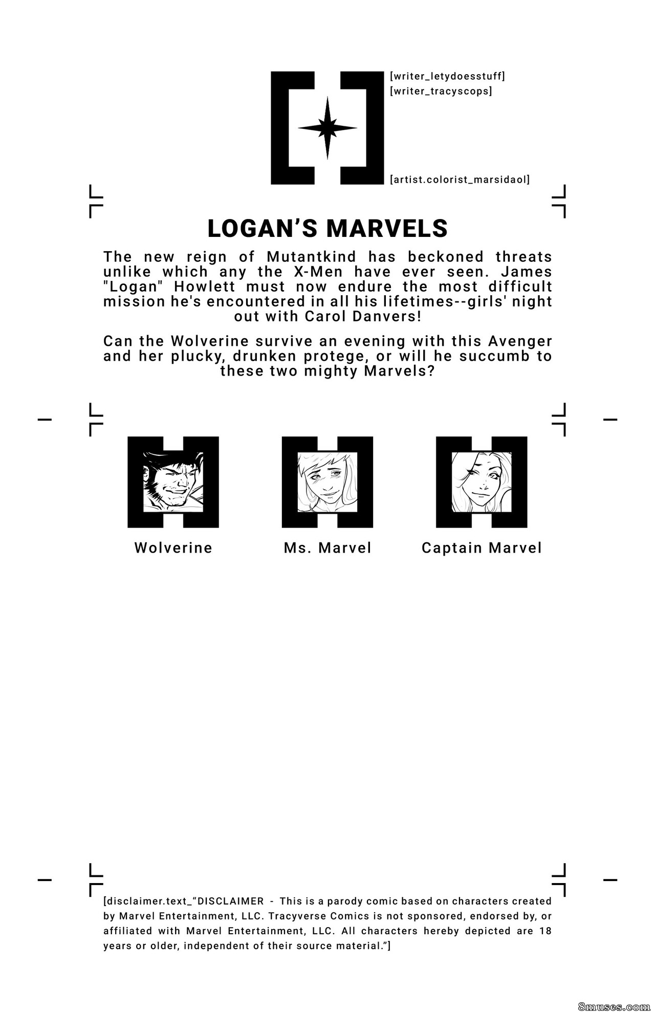 Tracy Scops Comics - House of XXX - Logan's Marvels - Page 2