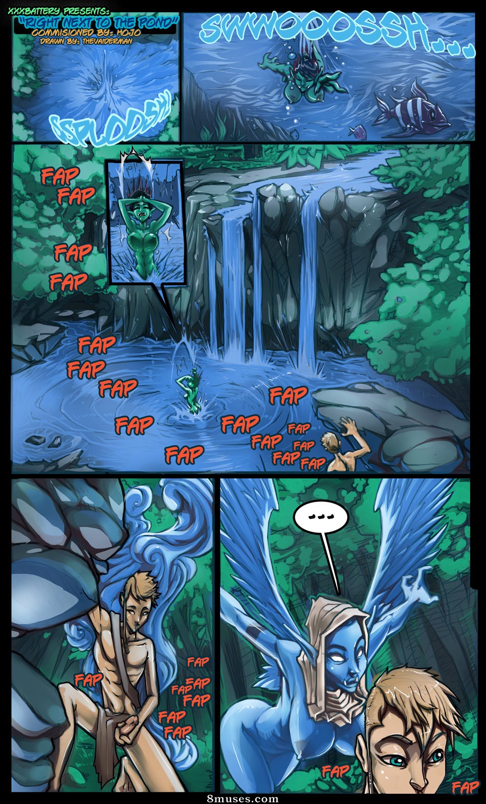XXXBattery Comics - Justo al lado del estanque - Página 2