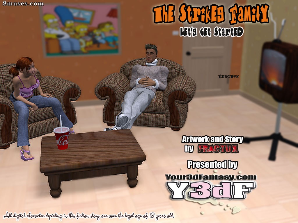 Y3DF - Your3DFantasy.com Comics - A família strikes - Página 1
