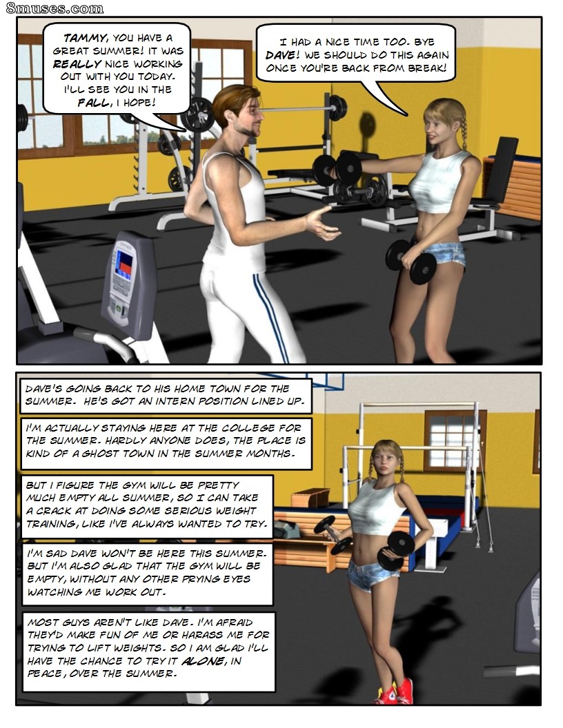 Fortes e empilhados - Tammy desenvolve músculos - Página 5