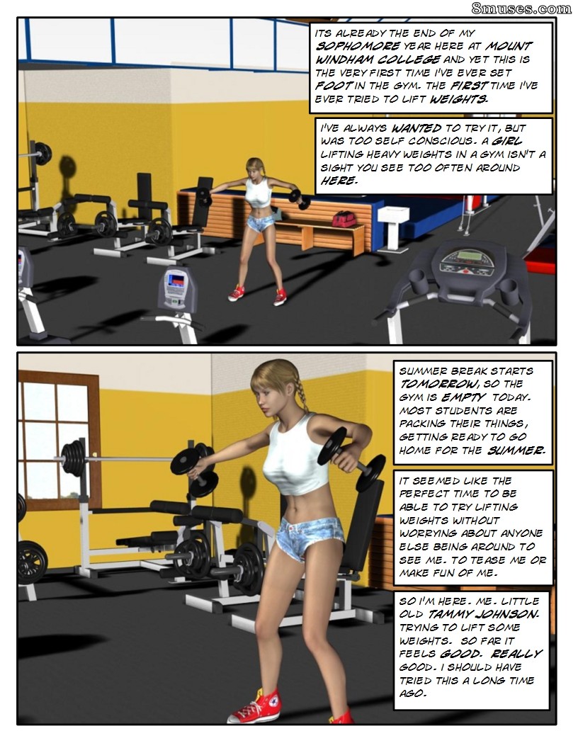 Strong and Stacked - Tammy Grows Muscles - Page 2