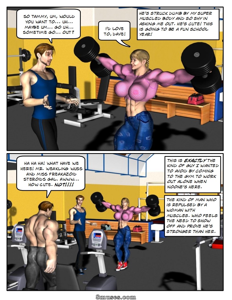 Fortes e empilhados - Tammy desenvolve músculos - Página 12