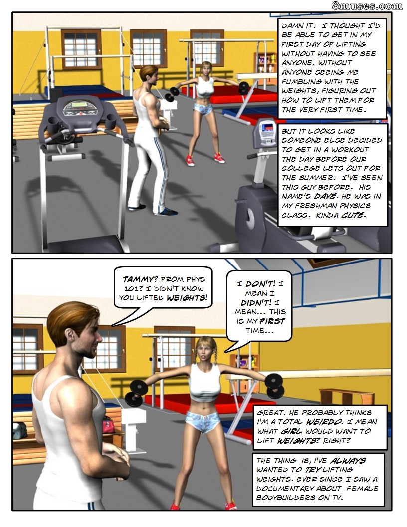 Strong and Stacked - Tammy Grows Muscles - Page 3