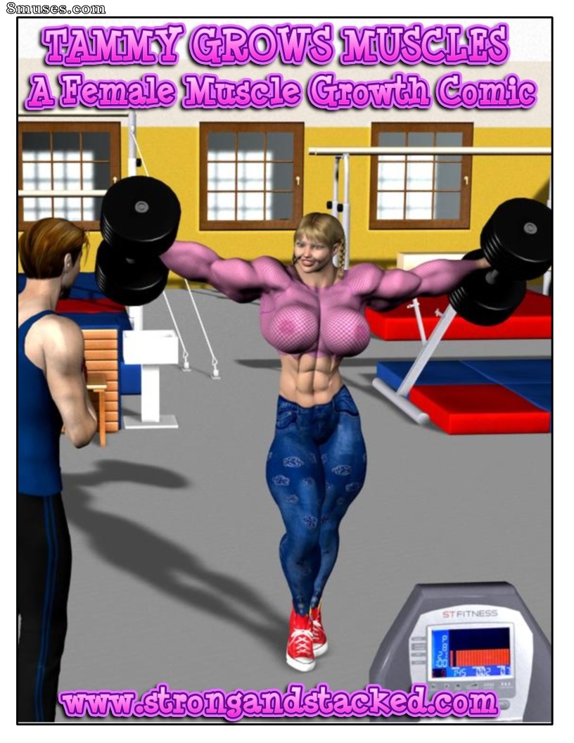 Strong and Stacked - Tammy Grows Muscles - Page 1