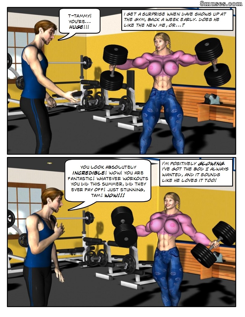 Fortes e empilhados - Tammy desenvolve músculos - Página 10