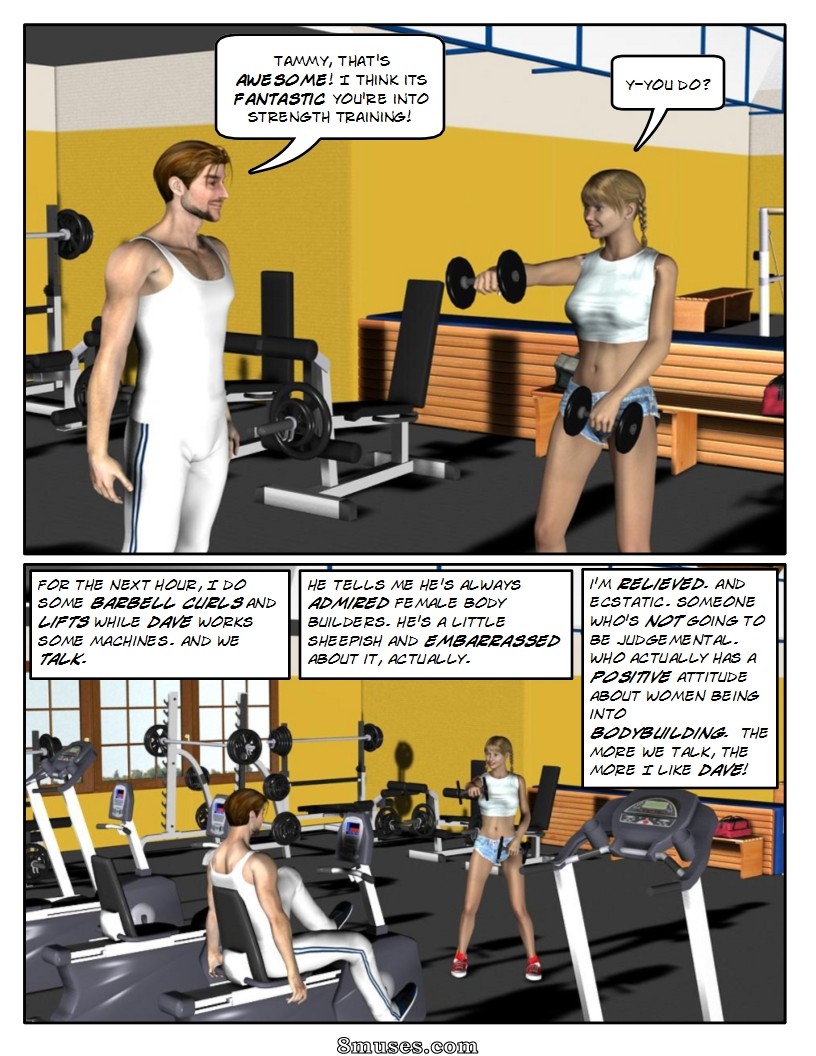 Strong and Stacked - Tammy Grows Muscles - Page 4
