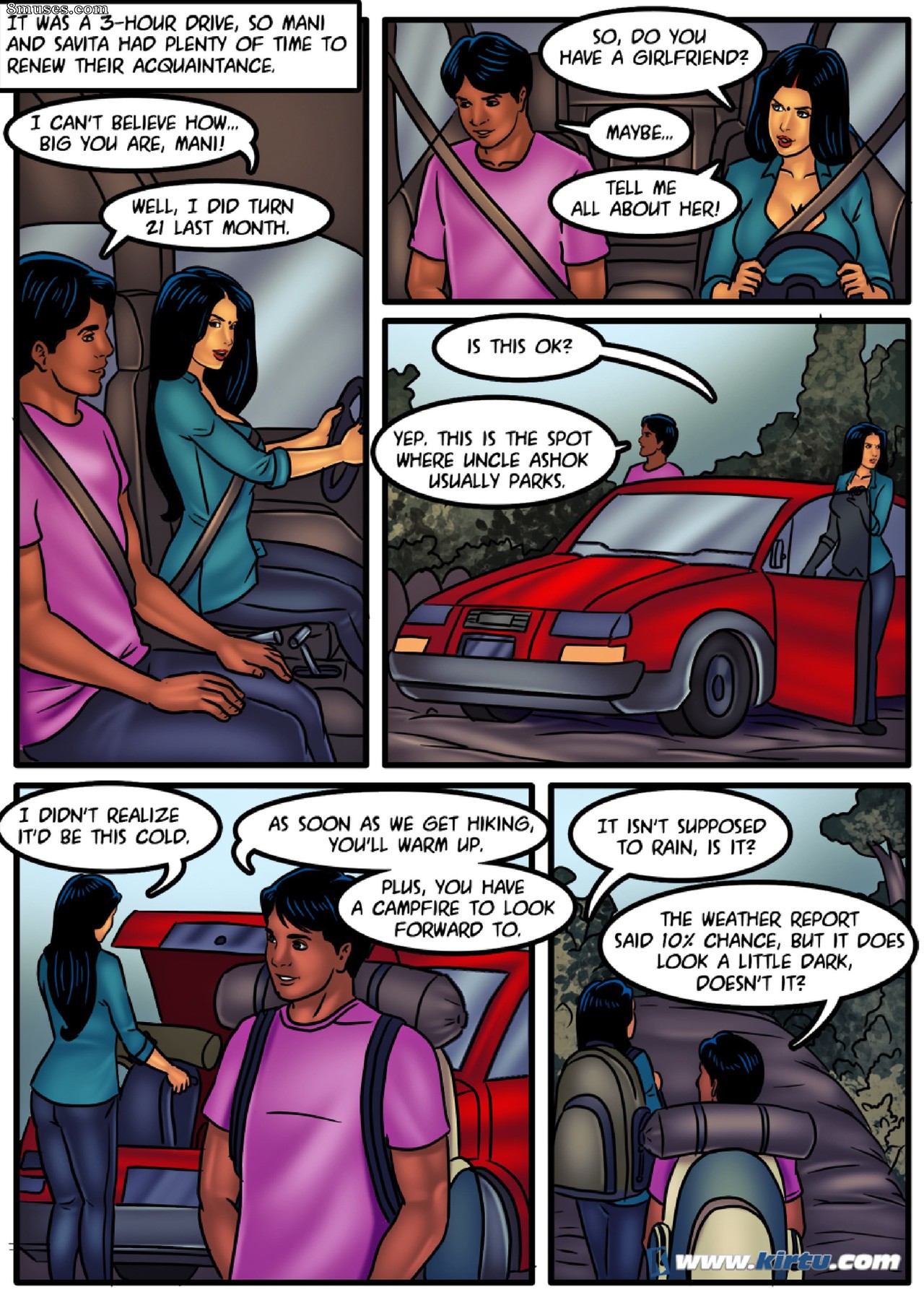 Kirtu.com Comics - Savita Bhabhi - Episode 51 - Camping in the Cold - Page 8