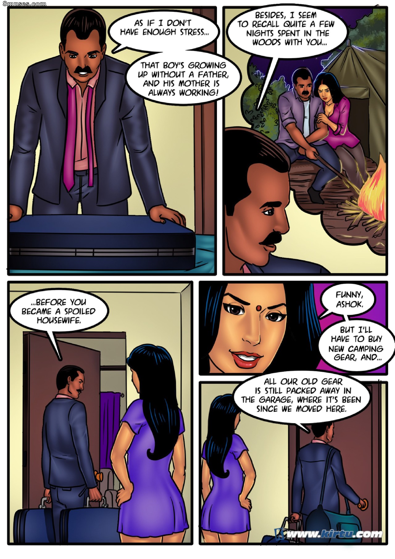 Kirtu.com Comics - Savita Bhabhi - Épisode 51 - Camping dans le froid - Page 3