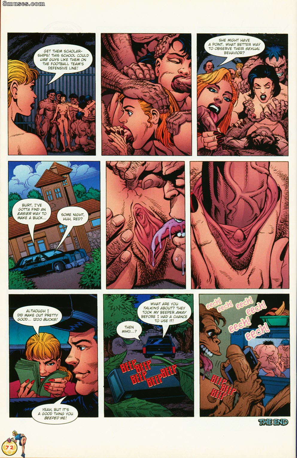 Penthouse Comics - Vermelho universitário - Página 13