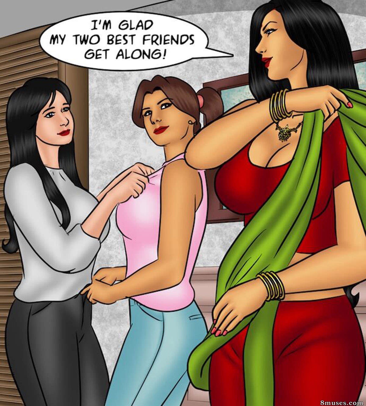 Kirtu.com Comics - Savita Bhabhi - Episode 83 - Friends Share Everything - Page 136
