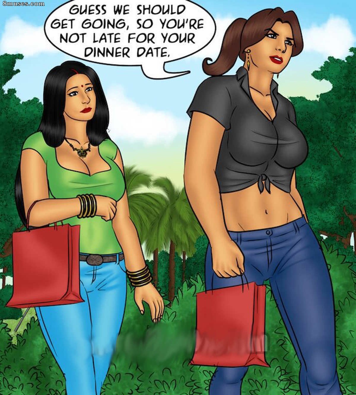 Kirtu.com Comics - Savita Bhabhi - Episode 83 - Friends Share Everything - Page 53