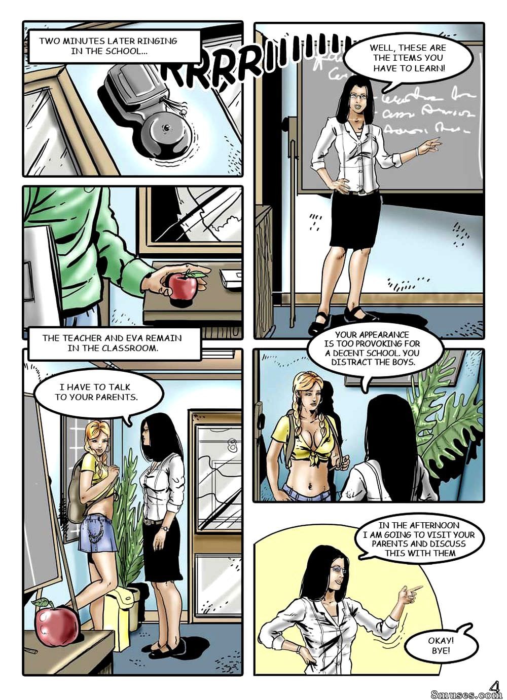 AllPornComics.com Comics - Professora de escola sensual - Página 4