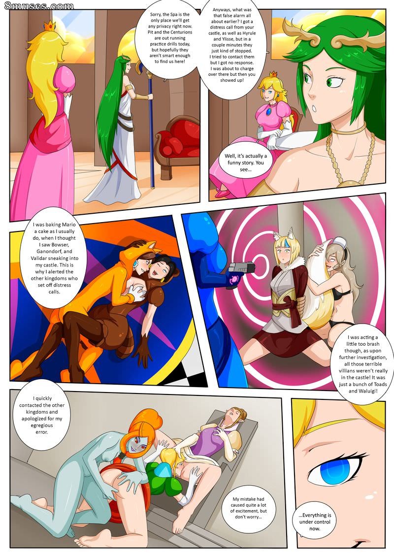 OoSebastianoO Comics - Kid Icarus - Palutenas Princessification - Page 2