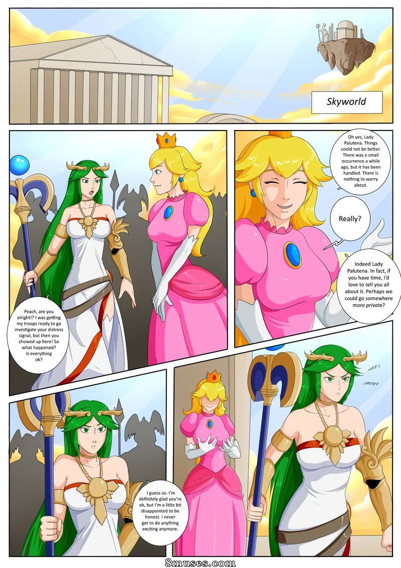 OoSebastianoO Comics - Kid Icarus - Palutenas Princessification - Page 1