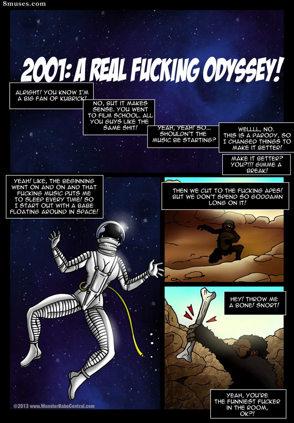 Monster Babe Central - 2001 A Real Fucking Odyssey - Page 1
