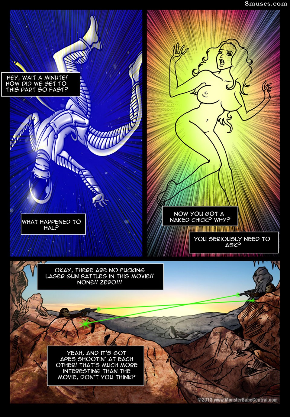 Monster Babe Central - 2001 A Real Fucking Odyssey - Page 2