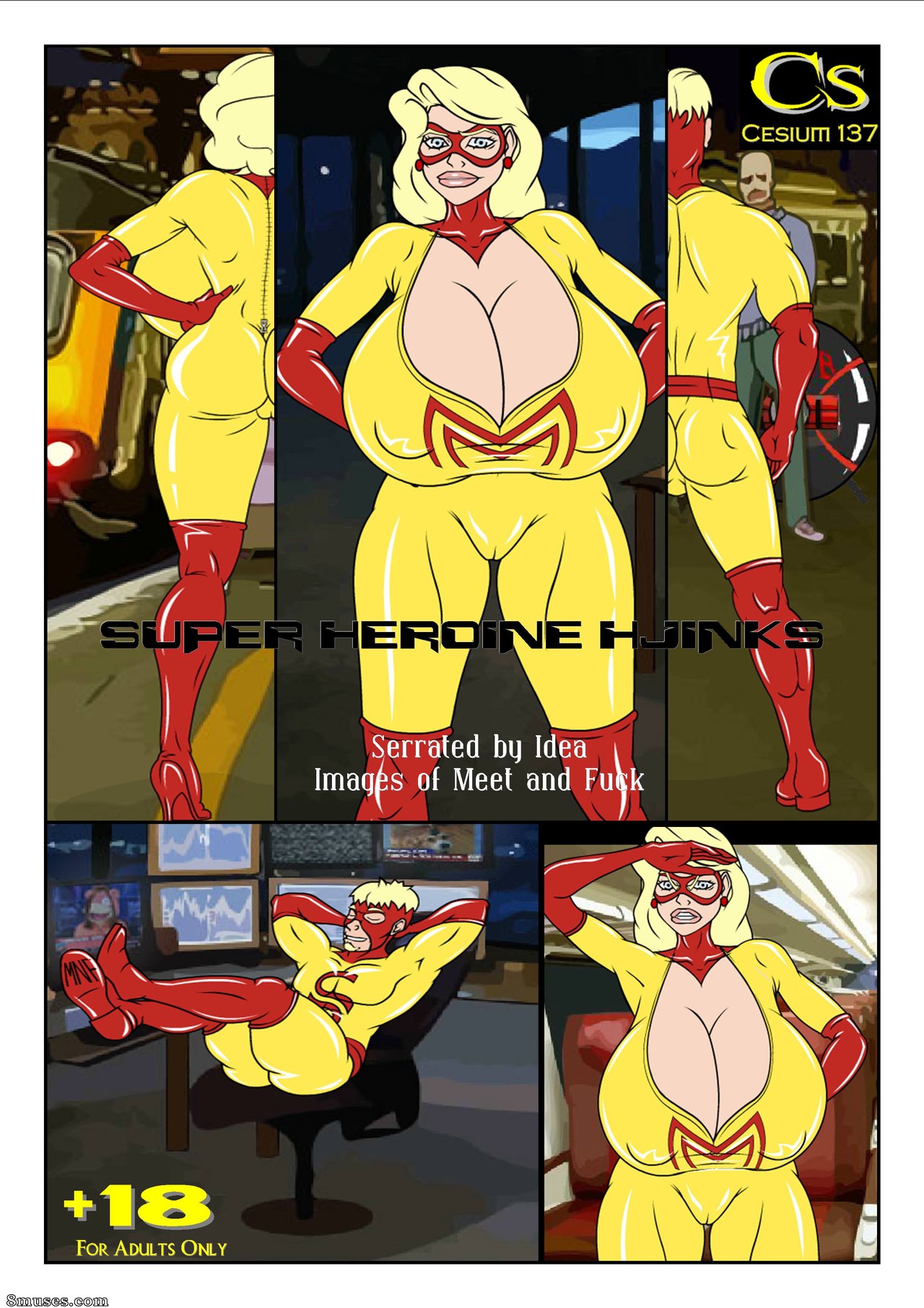 Meet N Fuck - Super Heroine Hjinks - Page 1